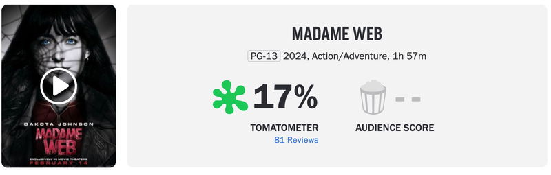 Schermafbeelding via Rotten Tomatoes