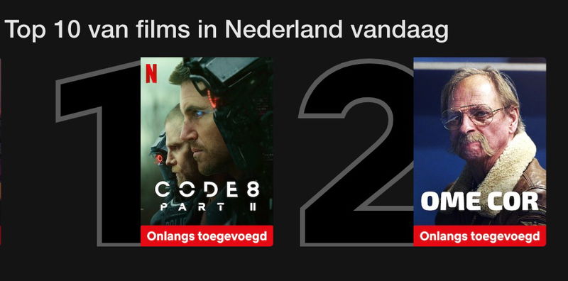 Schermafbeelding via Netflix