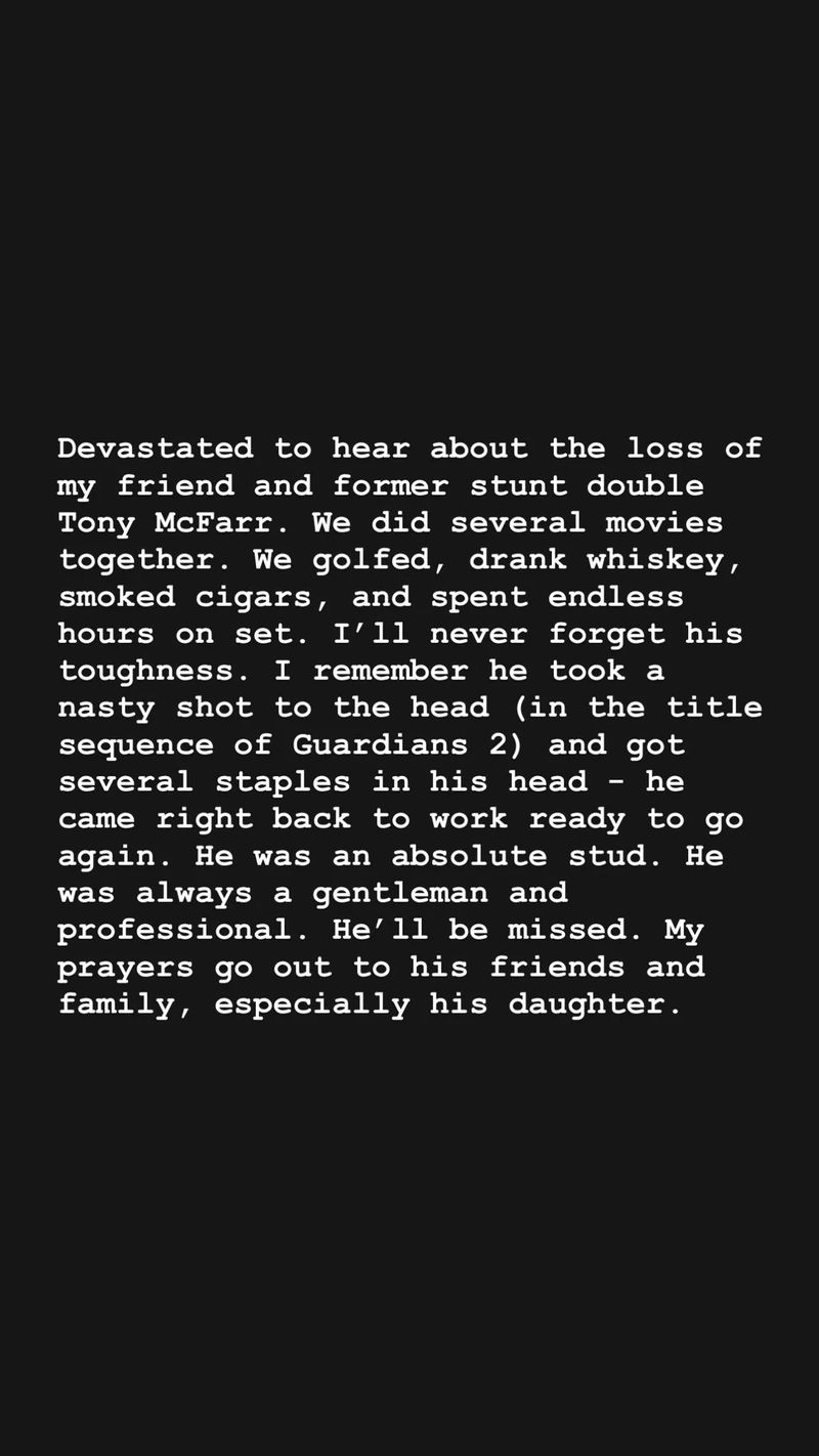 Schermafbeelding Christ Pratt Instagram Story @prattprattpratt