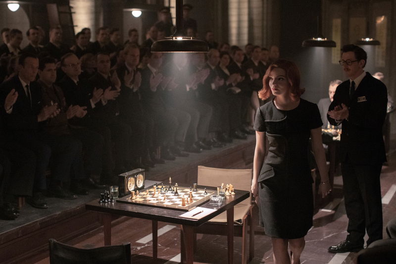 Still 'The Queen's Gambit' via Netflix/Phil Bray
