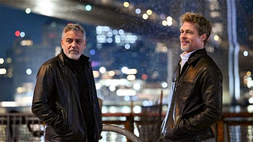 Brad Pitt en George Clooney werken noodgedwongen samen in spannende trailer van 'Wolfs'