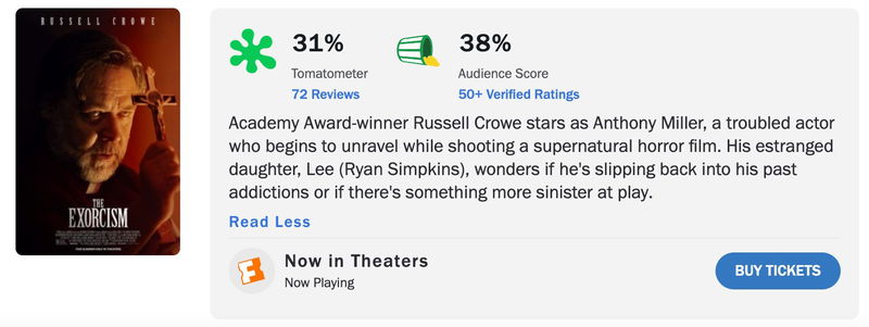 Schermafbeelding via Rotten Tomatoes.