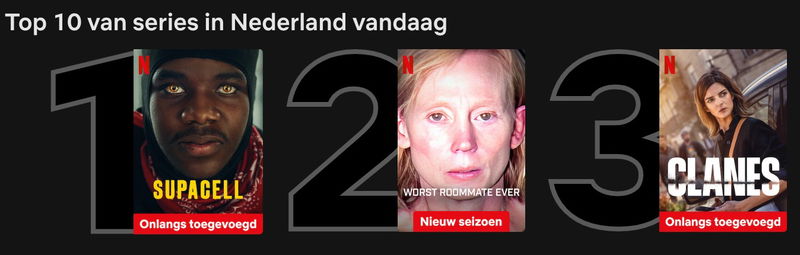 Schermafbeelding via Netflix
