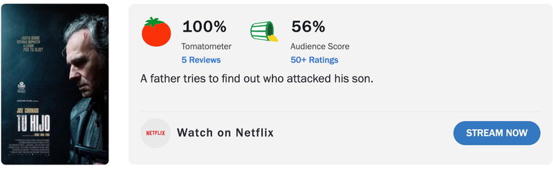 Schermafbeelding via Rotten Tomatoes
