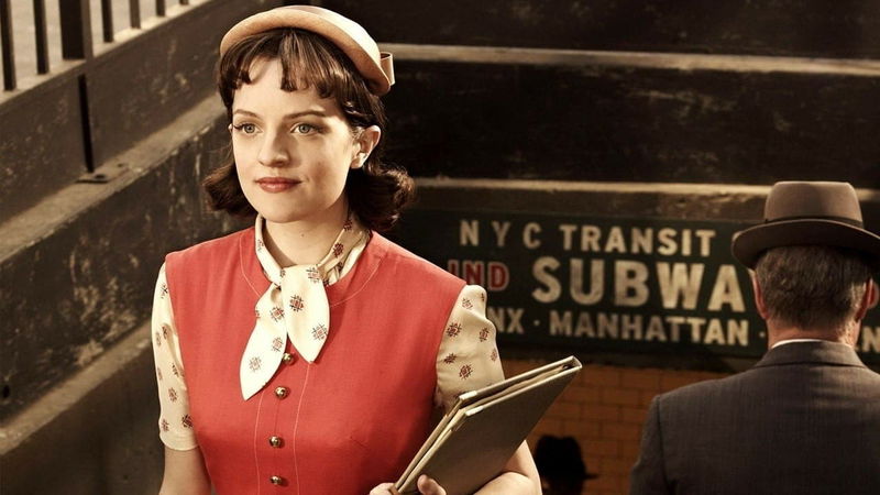 Elisabeth Moss in 'Mad Men', afbeelding via TMDb