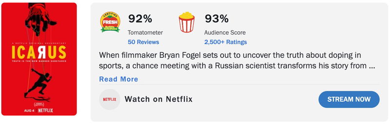 Schermafbeelding via Rotten Tomatoes