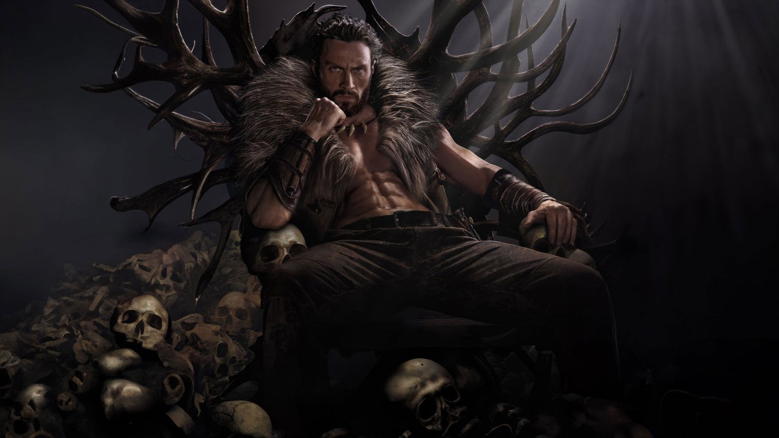 Aaron Taylor-Johnson is uit op wraak in de nieuwe trailer van 'Kraven the Hunter'