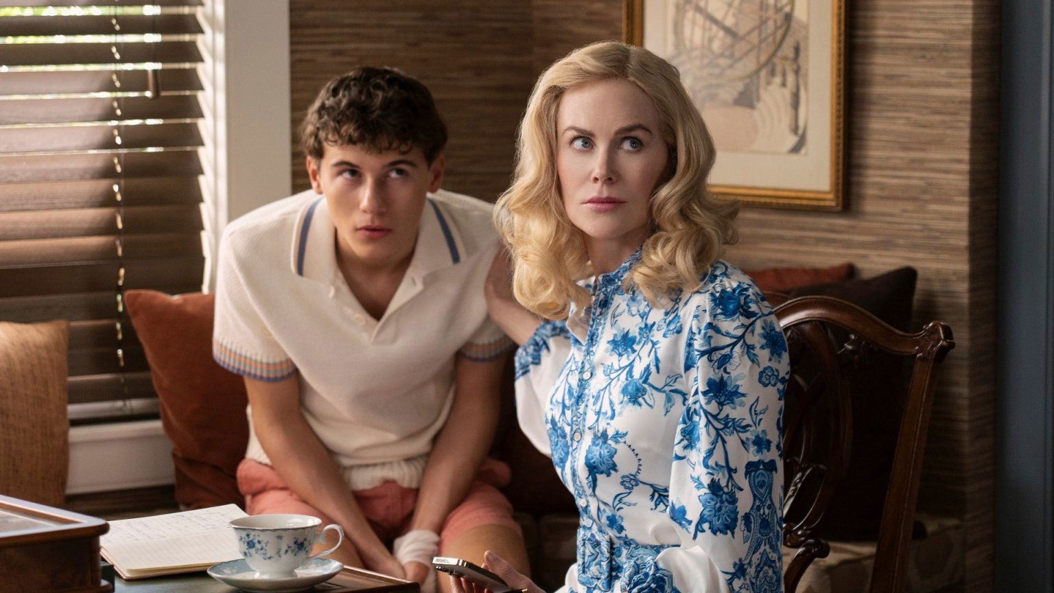 Bruiloftsgasten verdacht van moord in trailer van nieuwe Netflix-serie met Nicole Kidman