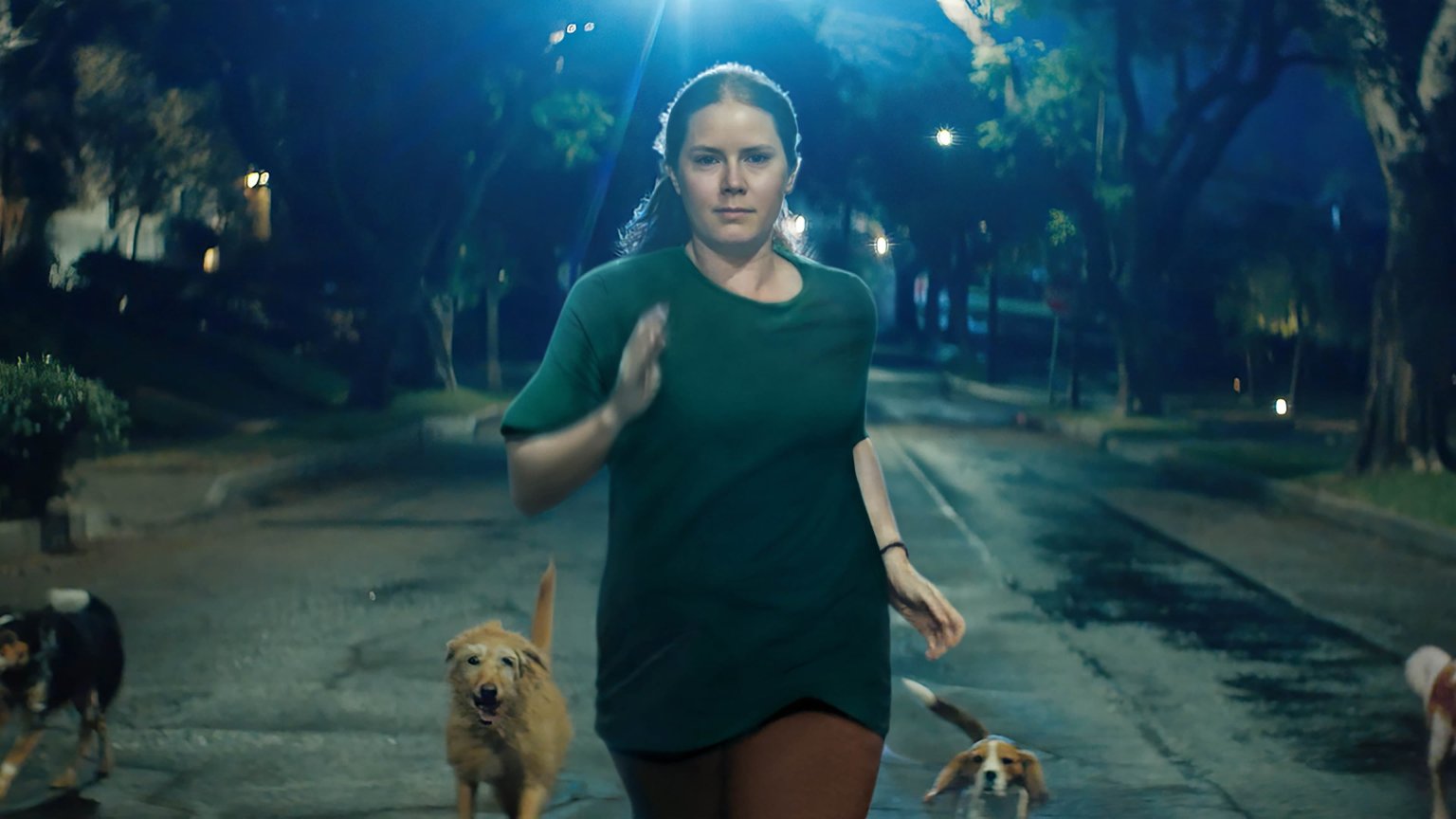 Amy Adams denkt dat ze een hond is in de trailer van horrorkomedie 'Nightbitch'