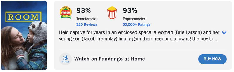 Schermafbeelding via Rotten Tomatoes
