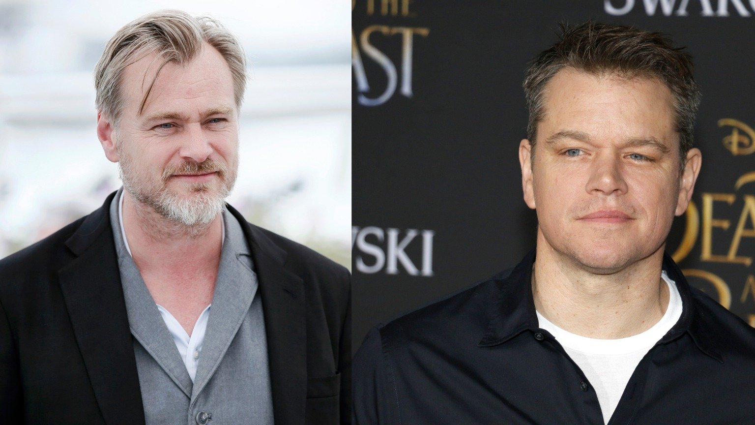 Christopher Nolan werkt aan nieuwe film met Matt Damon in gesprek voor de hoofdrol