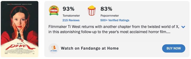 Schermafbeelding via Rotten Tomatoes