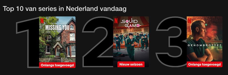 Schermafbeelding via Netflix