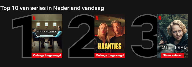 Schermafbeelding via Netflix