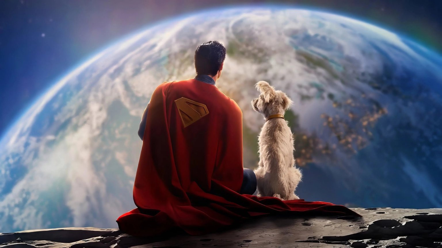 Sneak peek 'Superman': een natte neus en een helpende robothand