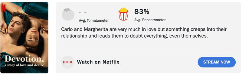 Schermafbeelding via Rotten Tomatoes