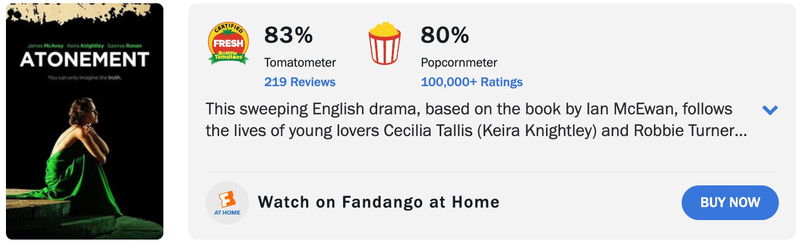 Schermafbeelding via Rotten Tomatoes