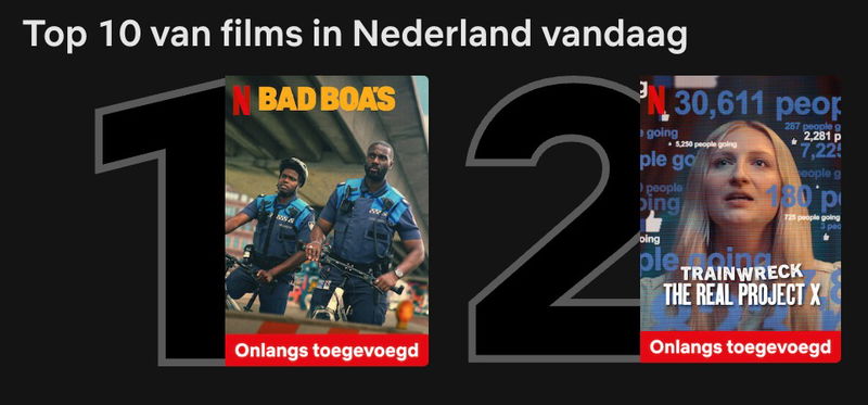 Schermafbeelding via Netflix