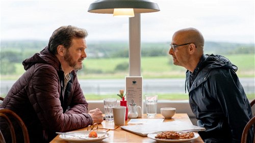 Colin Firth en Stanley Tucci te zien als koppel in eerste trailer van 'Supernova'
