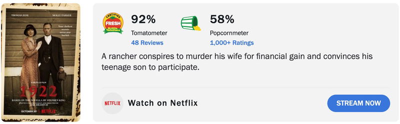 Schermafbeelding via Rotten Tomatoes
