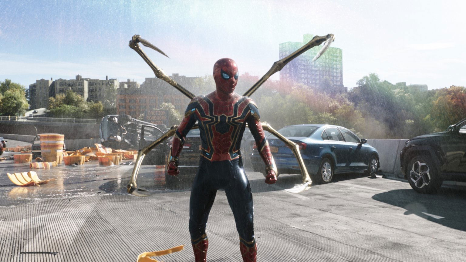 Tom Holland onthult zijn nieuwe pak voor 'Spider-Man: Brand New Day'