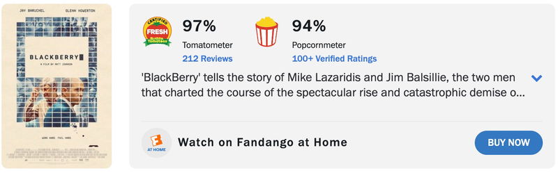Schermafbeelding via Rotten Tomatoes