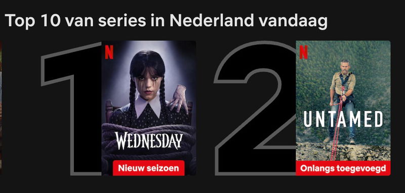 Schermafbeelding via Netflix
