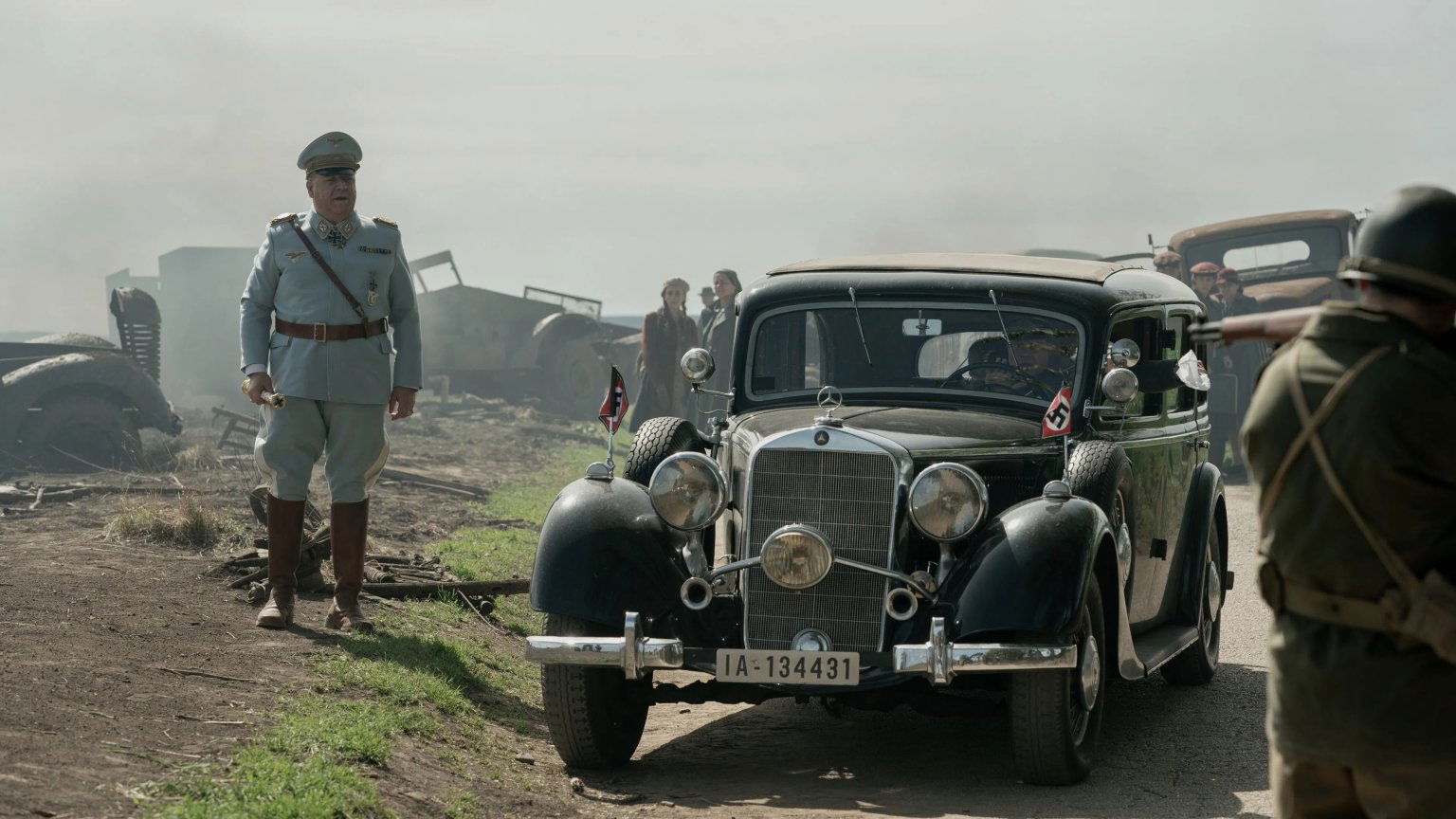 Russell Crowe speelt nazi Hermann Göring in de eerste teaser van 'Nuremberg'