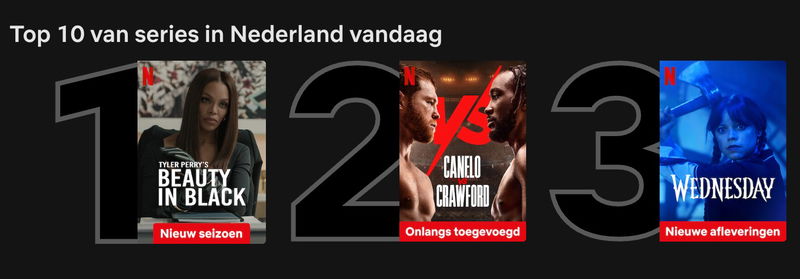 Schermafbeelding via Netflix