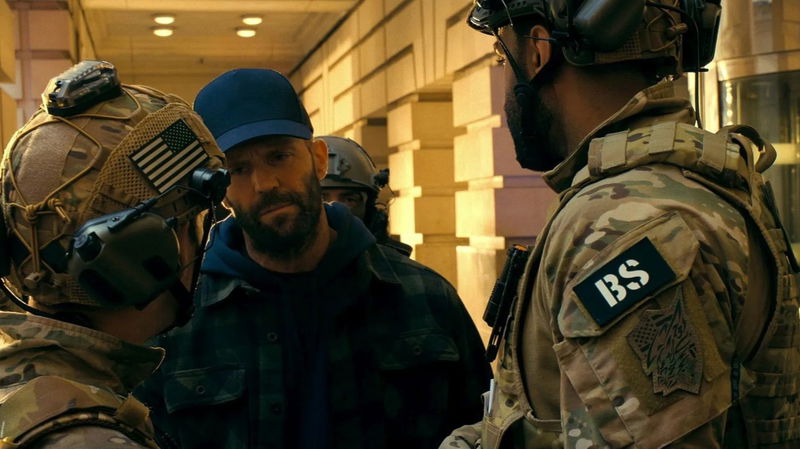 Jason Statham in 'The Beekeeper', afbeelding via TMDb