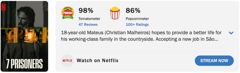 Schermafbeelding via Rotten Tomatoes