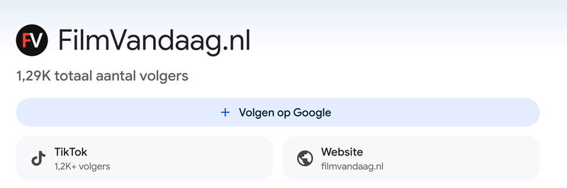 Nieuw: volg FilmVandaag nu ook op Google Discover