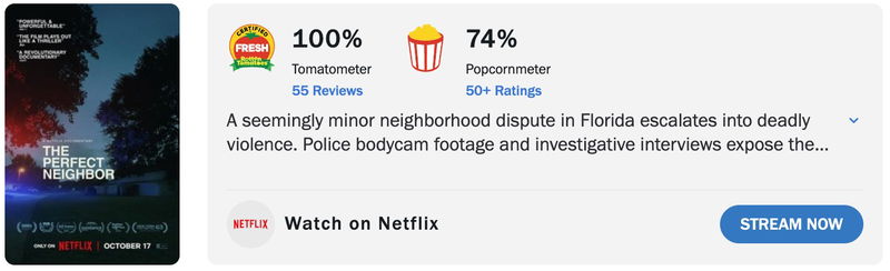 Schermafbeelding via Rotten Tomatoes