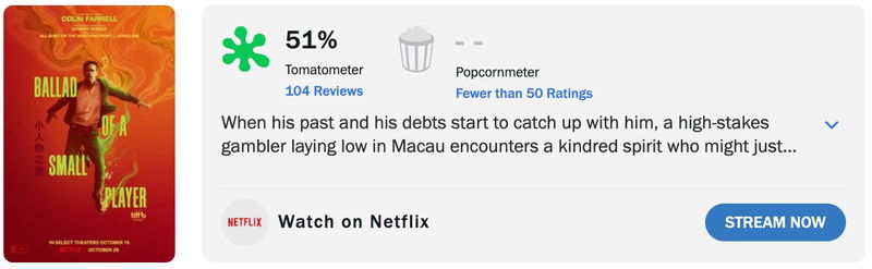 Schermafbeelding via Rotten Tomatoes