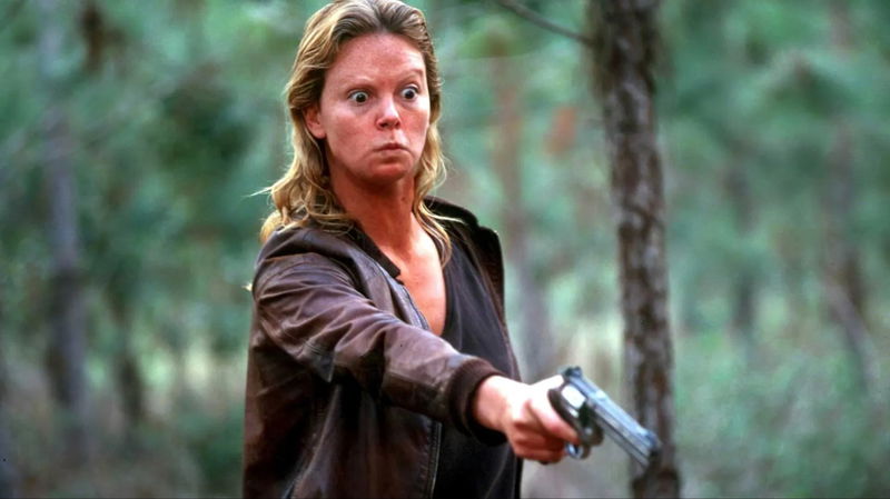 Charlize Theron als Aileen Wuornos in 'Monster', afbeelding via TMDb
