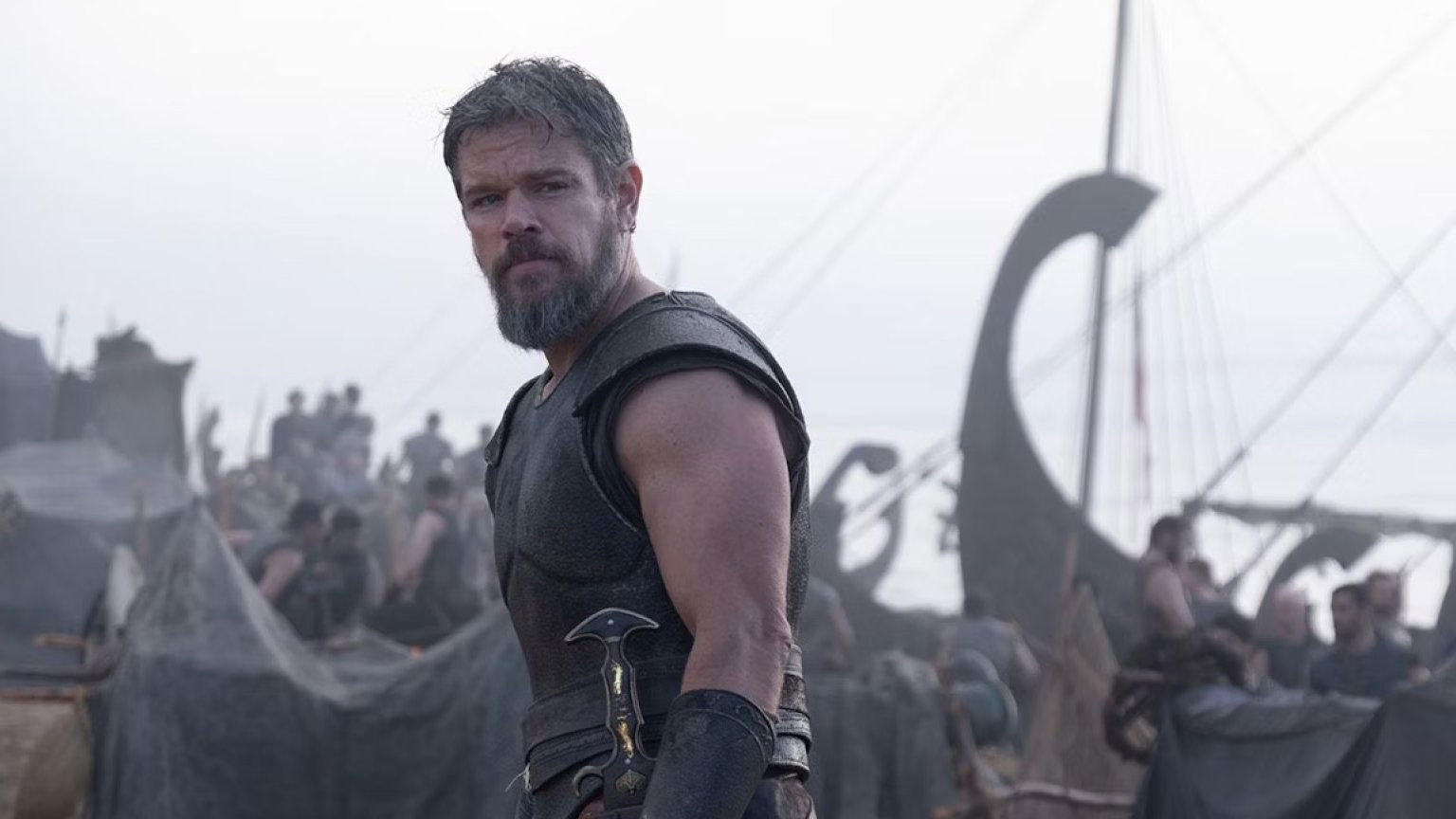 Matt Damon schittert op nieuwe beelden van 'The Odyssey'