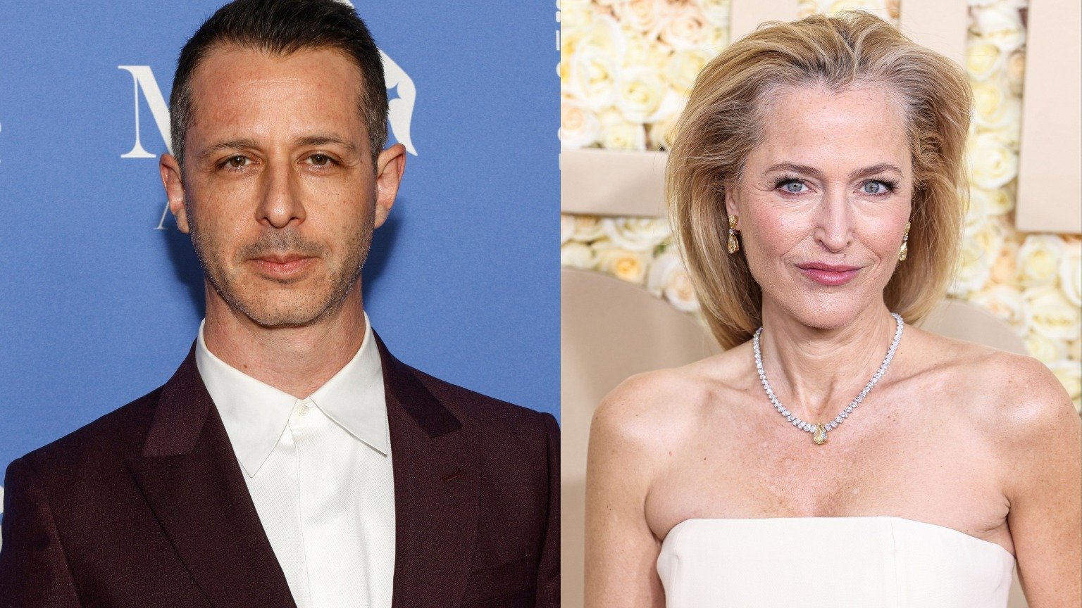 'The Crown'-maker cast Gillian Anderson naast Jeremy Strong in aankomende nieuwe Netflix-serie