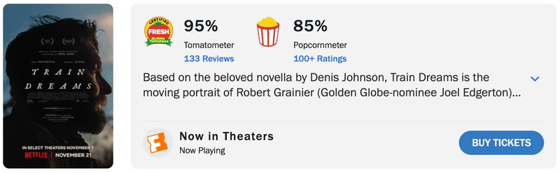 Schermafbeelding via Rotten Tomatoes