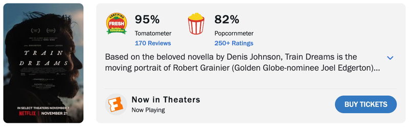 Schermafbeelding via Rotten Tomatoes