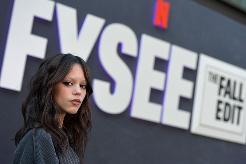 Still 'Wednesday' via Getty Images for Netflix
