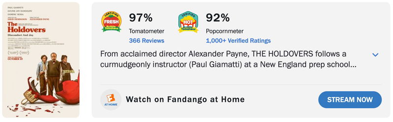 Schermafbeelding via Rotten Tomatoes