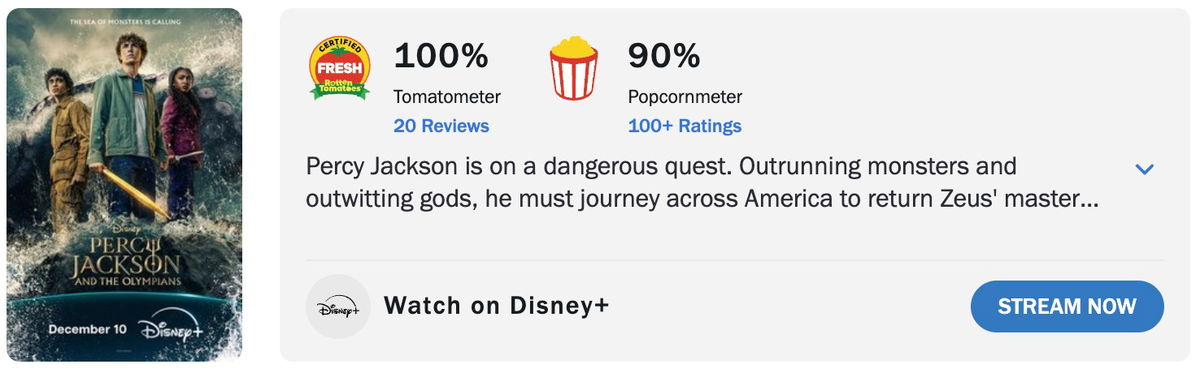 Schermafbeelding via Rotten Tomatoes