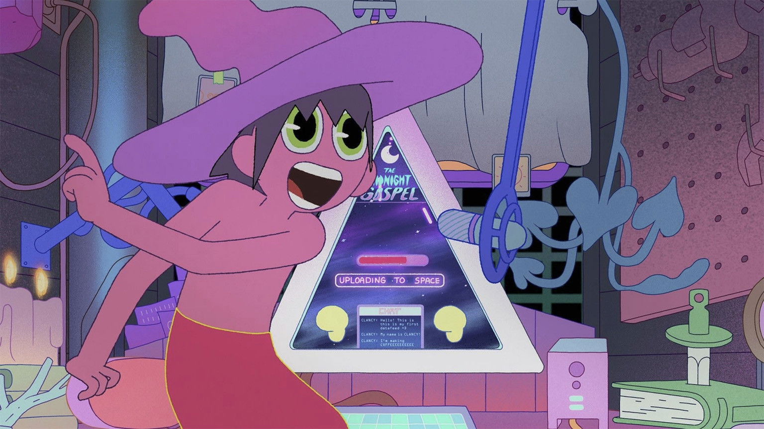 Netflix toont eerste teaser van animatieserie gericht op volwassenen 'The Midnight Gospel'