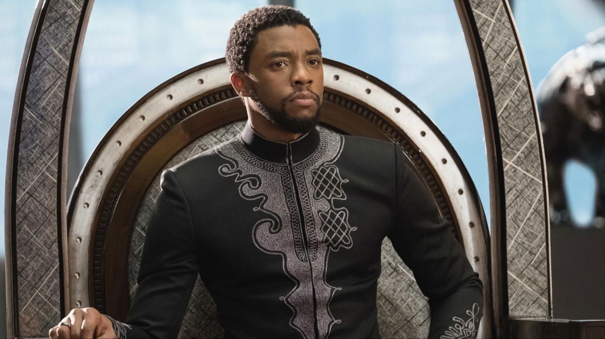 Chad Boseman in 'Black Panther. Afbeelding via TMDb.