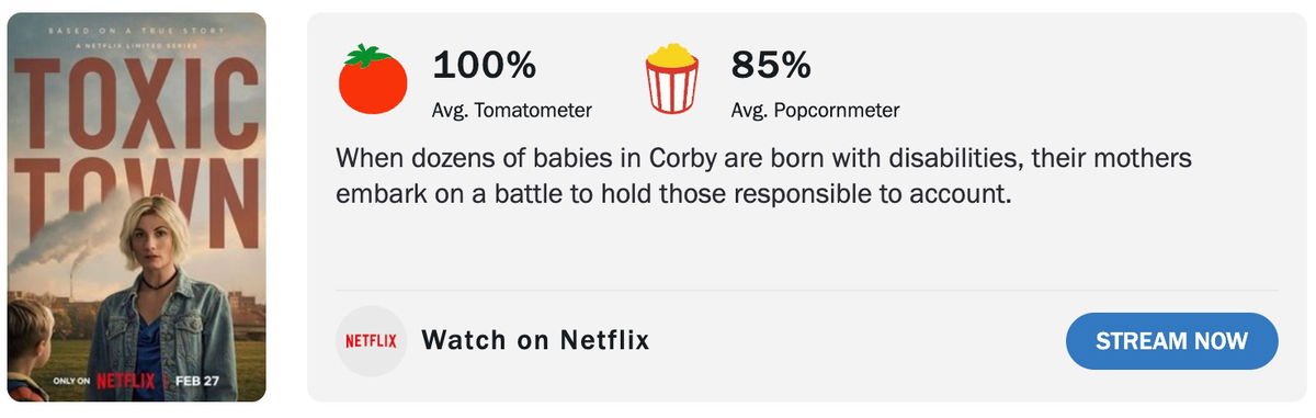 Schermafbeelding via Rotten Tomatoes