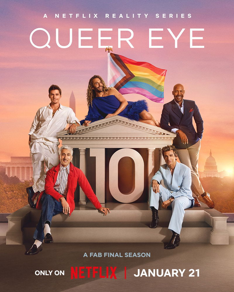 De Fab Five nemen afscheid: 'Queer Eye' eindigt met laatste seizoen in Washington D.C.