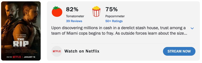Schermafbeelding via Rotten Tomatoes