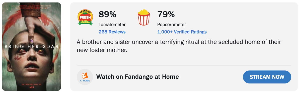 Schermafbeelding via Rotten Tomatoes