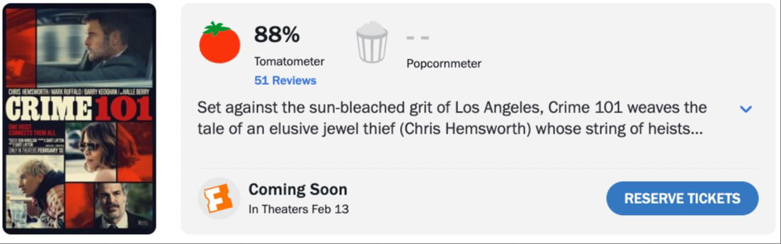 Schermafbeelding via Rotten Tomatoes