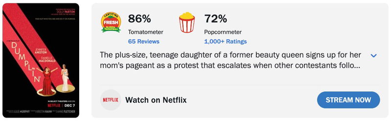 Schermafbeelding via Rotten Tomatoes